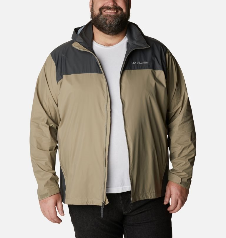 Men's Columbia Glennaker Lake Rain Jackets Olive | Plus Size CA-Y3460